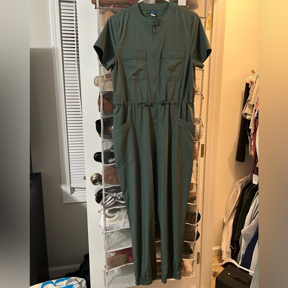 Army green Old Navy (Size S) activewear jumpsuit in excellent condition.